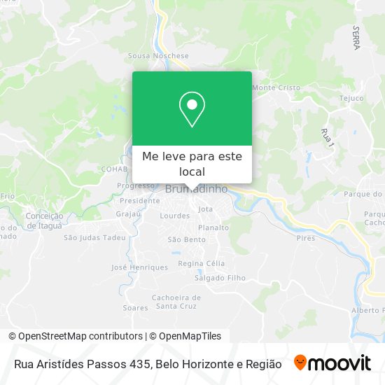 Rua Aristídes Passos 435 mapa