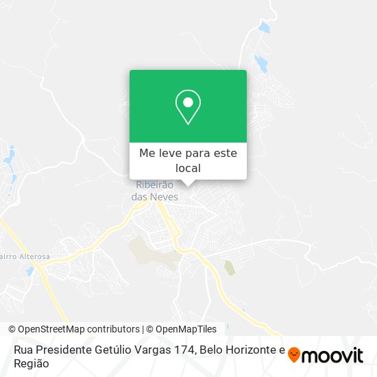 Rua Presidente Getúlio Vargas 174 mapa