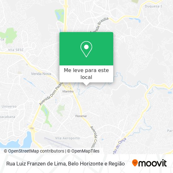 Rua Luiz Franzen de Lima mapa