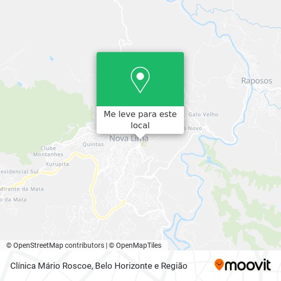 Clínica Mário Roscoe mapa