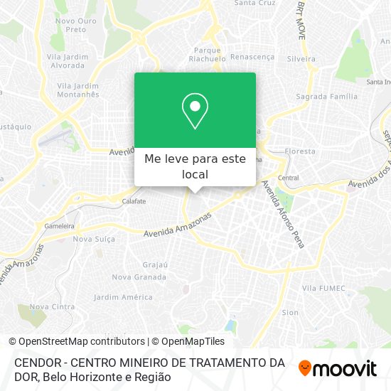 CENDOR - CENTRO MINEIRO DE TRATAMENTO DA DOR mapa