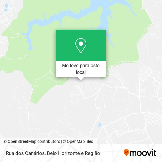 Rua dos Canários mapa