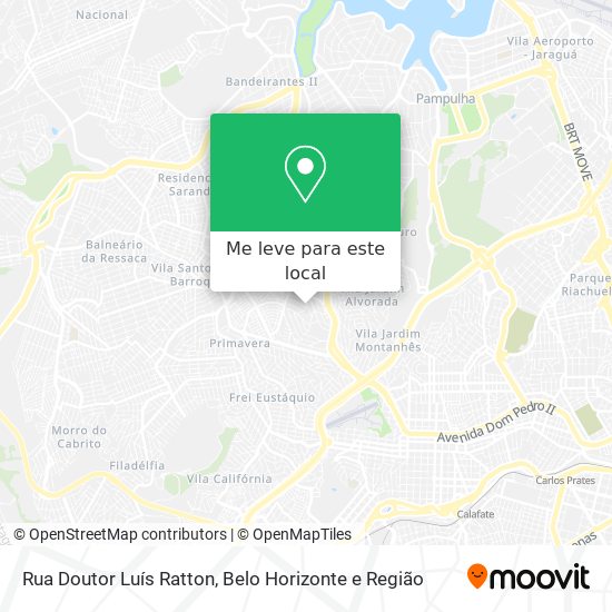 Rua Doutor Luís Ratton mapa