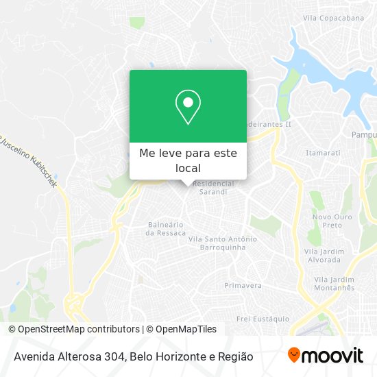 Avenida Alterosa 304 mapa