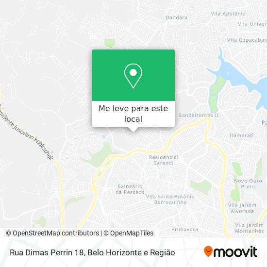 Rua Dimas Perrin 18 mapa