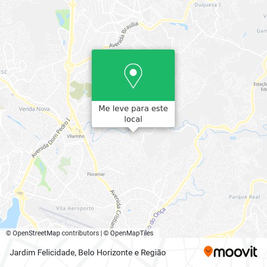 Jardim Felicidade mapa
