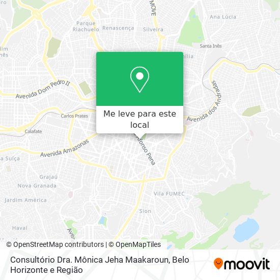 Consultório Dra. Mônica Jeha Maakaroun mapa