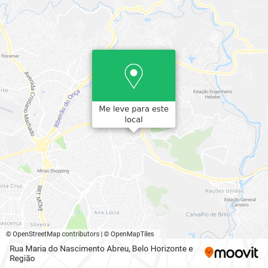 Rua Maria do Nascimento Abreu mapa