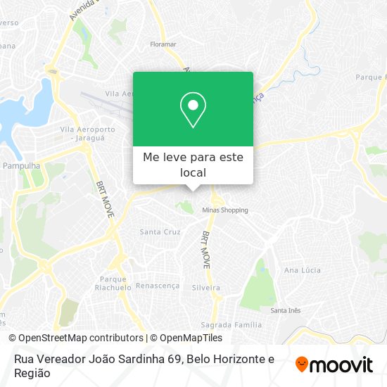Rua Vereador João Sardinha 69 mapa