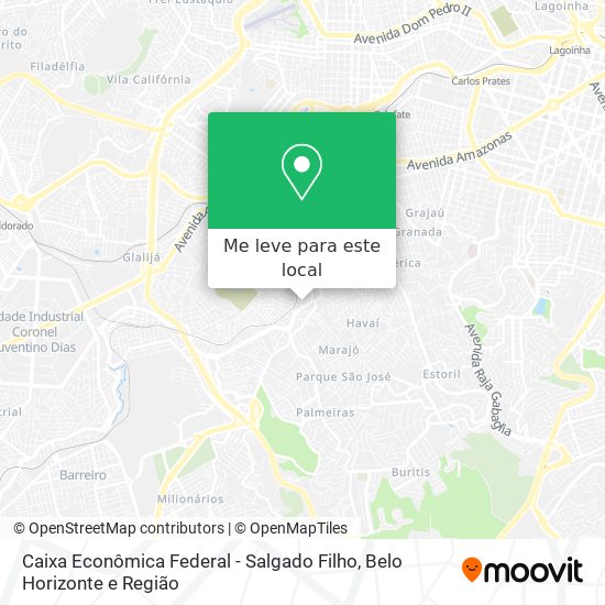 Caixa Econômica Federal - Salgado Filho mapa