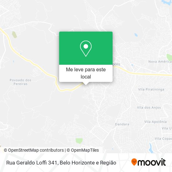 Rua Geraldo Loffi 341 mapa