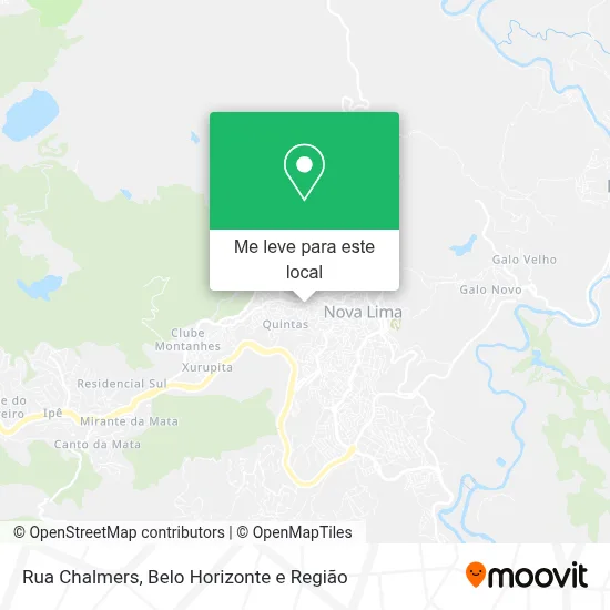 Rua Chalmers mapa