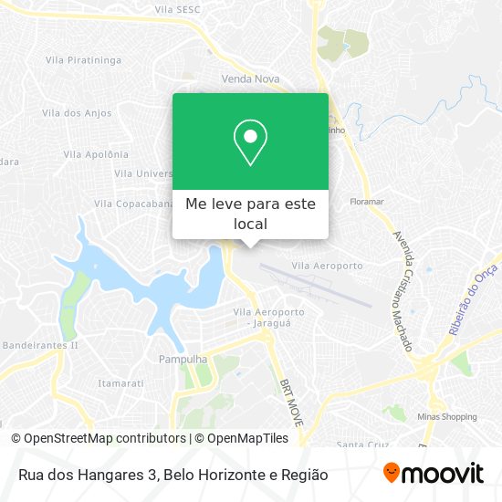 Rua dos Hangares 3 mapa