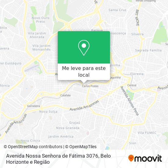 Avenida Nossa Senhora de Fátima 3076 mapa