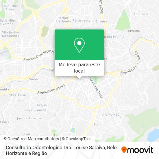 Consultório Odontológico Dra. Louise Saraiva mapa