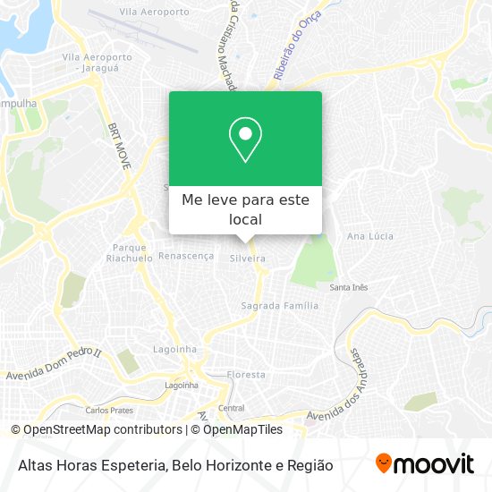 Altas Horas Espeteria mapa