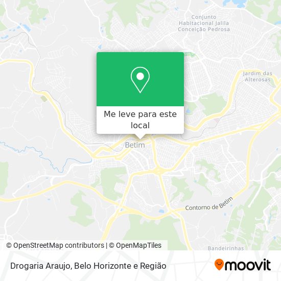 Drogaria Araujo mapa
