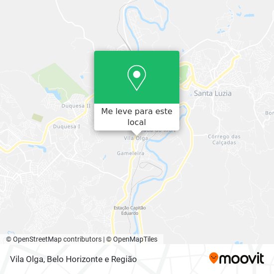 Vila Olga mapa