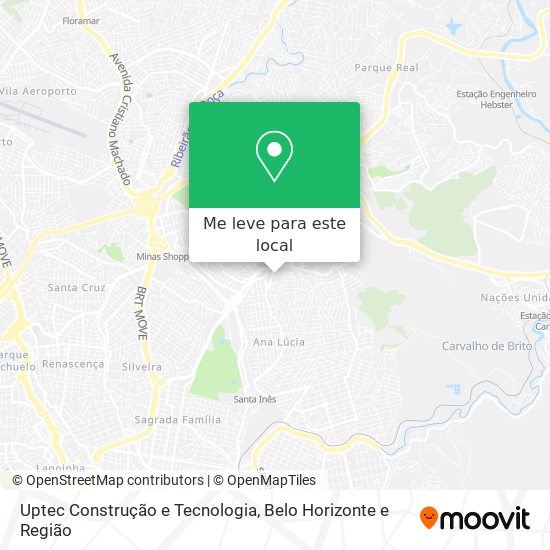 Uptec Construção e Tecnologia mapa