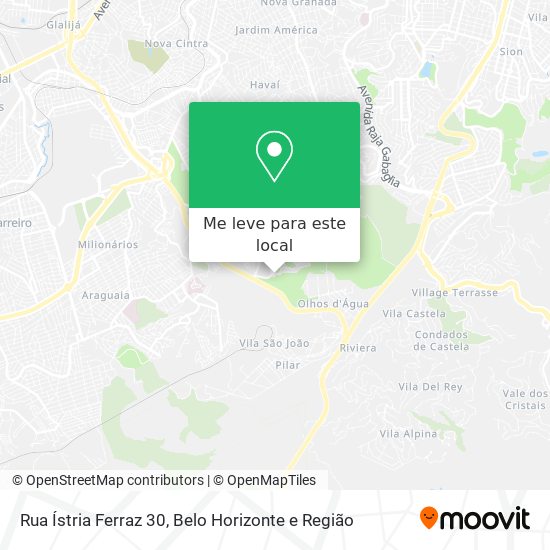 Rua Ístria Ferraz 30 mapa