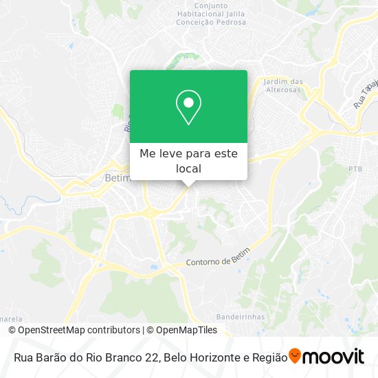 Rua Barão do Rio Branco 22 mapa