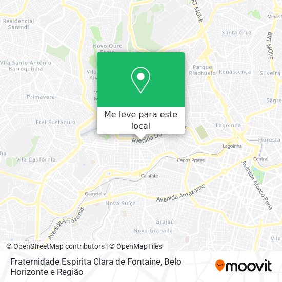 Fraternidade Espirita Clara de Fontaine mapa