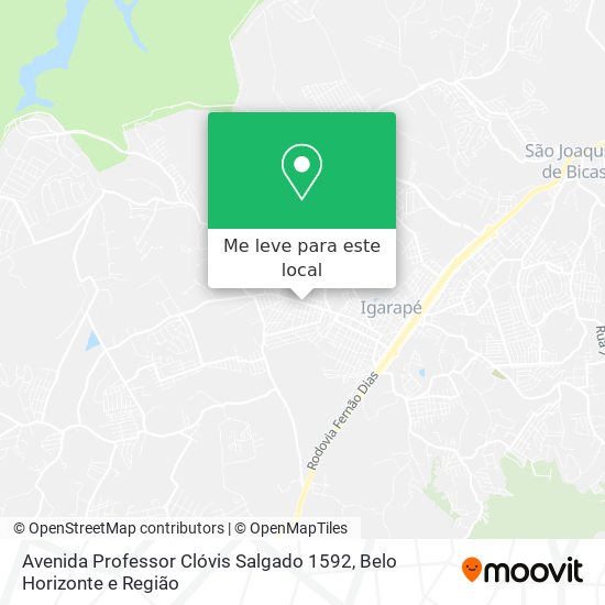 Avenida Professor Clóvis Salgado 1592 mapa