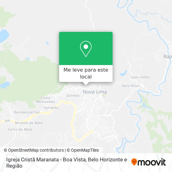 Igreja Cristã Maranata - Boa Vista mapa