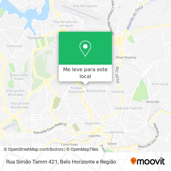 Rua Simão Tamm 421 mapa