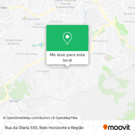 Rua da Olaria 550 mapa