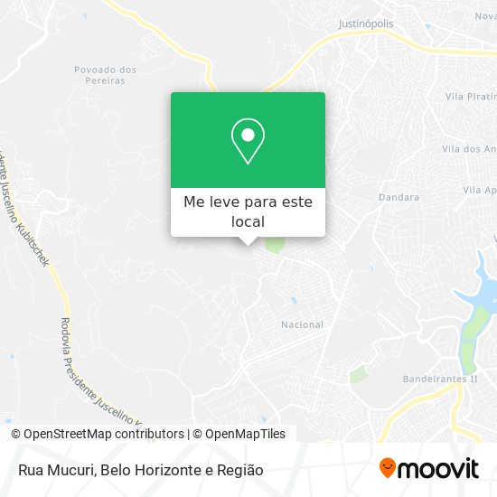 Rua Mucuri mapa