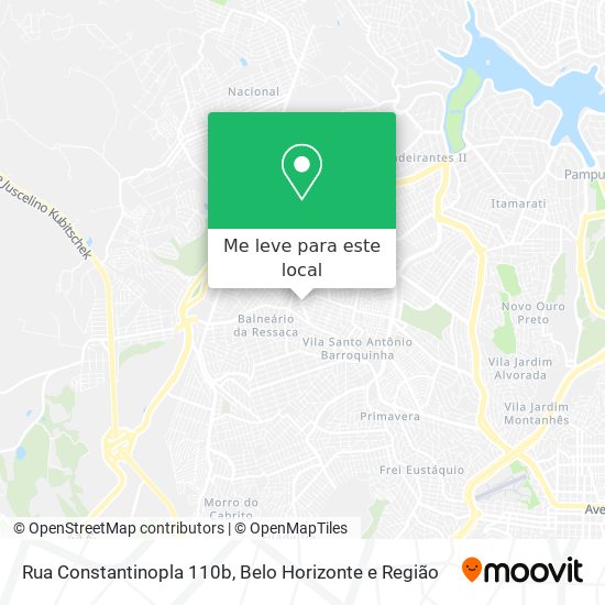 Rua Constantinopla 110b mapa