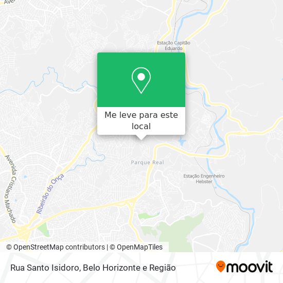 Rua Santo Isidoro mapa