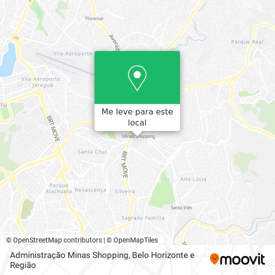 Administração Minas Shopping mapa