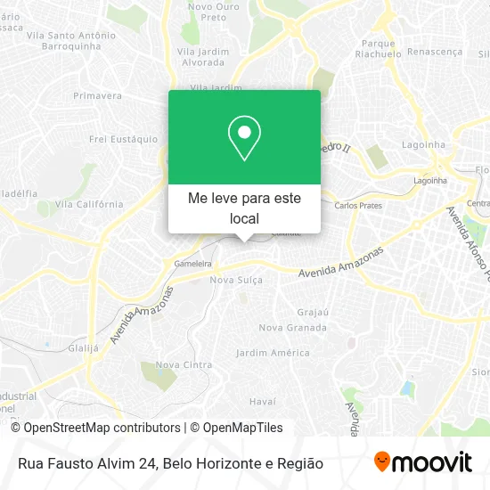 Rua Fausto Alvim 24 mapa