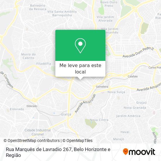 Rua Marquês de Lavradio 267 mapa