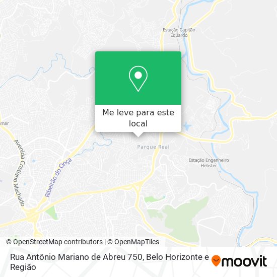 Rua Antônio Mariano de Abreu 750 mapa