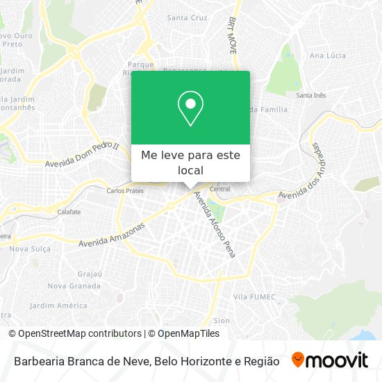 Barbearia Branca de Neve mapa
