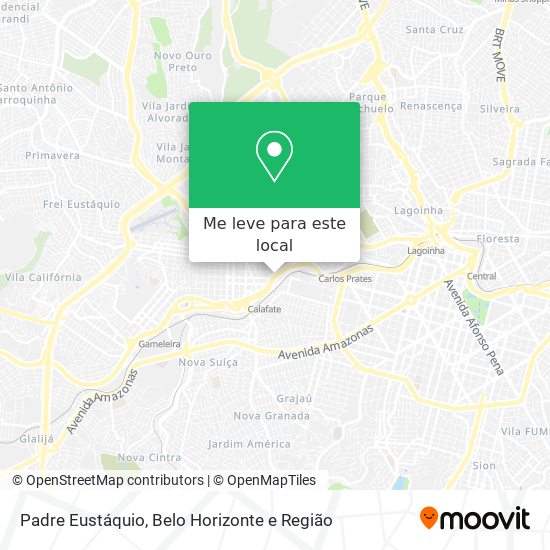 Padre Eustáquio mapa