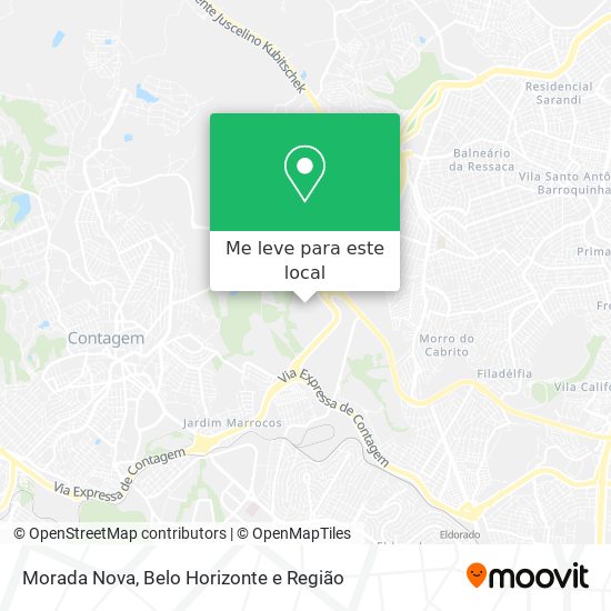 Morada Nova mapa