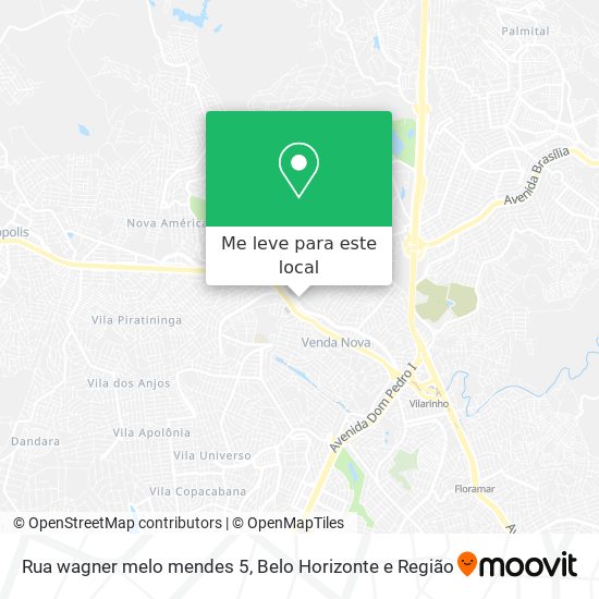 Rua wagner melo mendes 5 mapa