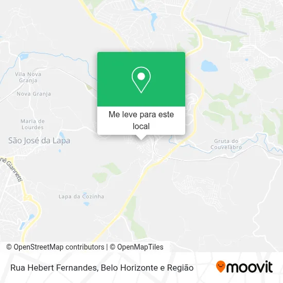 Rua Hebert Fernandes mapa