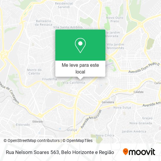 Rua Nelsom Soares 563 mapa