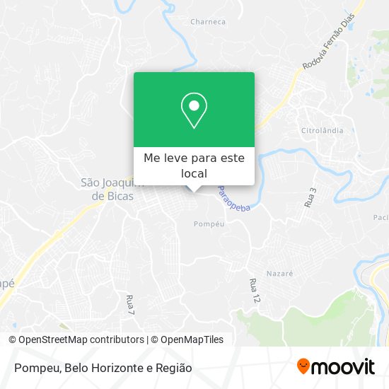 Pompeu mapa