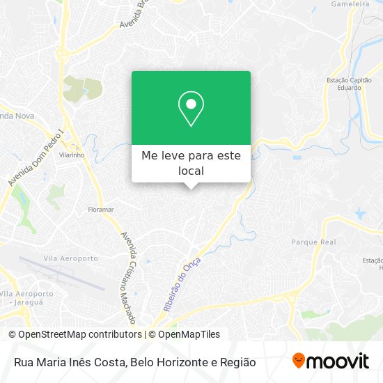 Rua Maria Inês Costa mapa