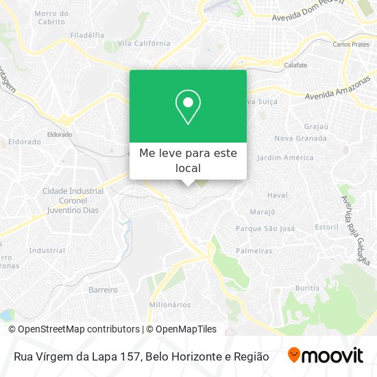 Rua Vírgem da Lapa 157 mapa