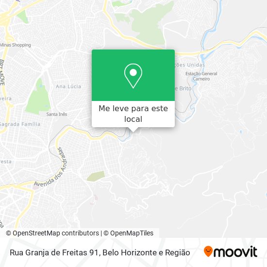 Rua Granja de Freitas 91 mapa