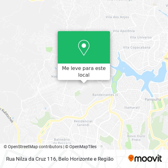 Rua Nilza da Cruz 116 mapa