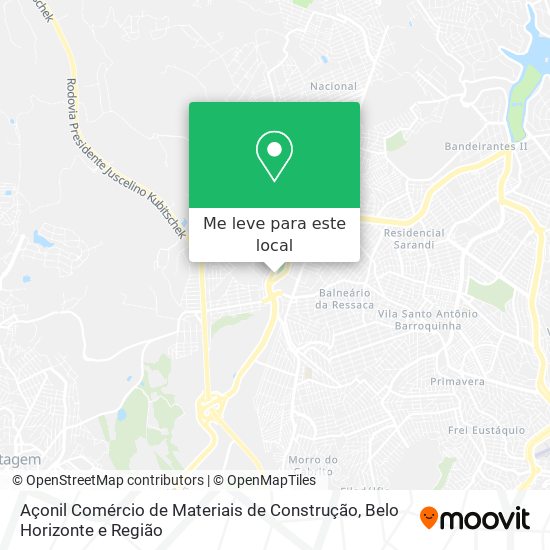 Açonil Comércio de Materiais de Construção mapa