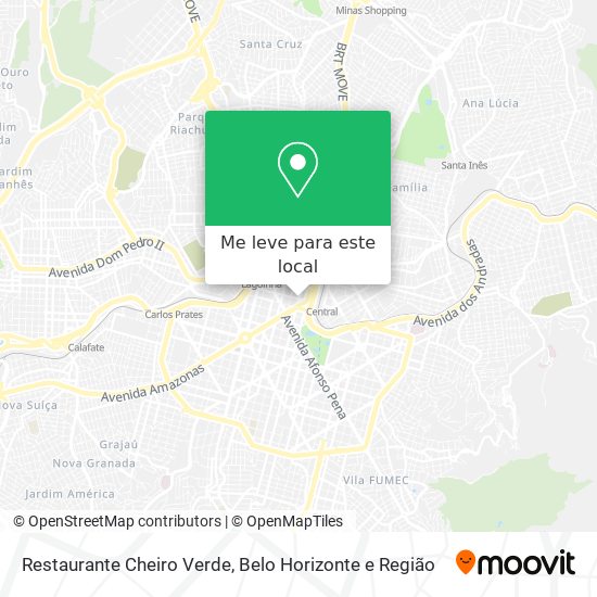 Restaurante Cheiro Verde mapa